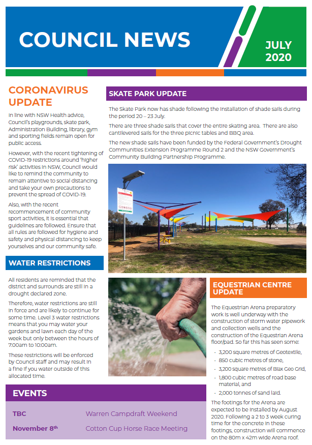 Council News - July 2020 - Post Image